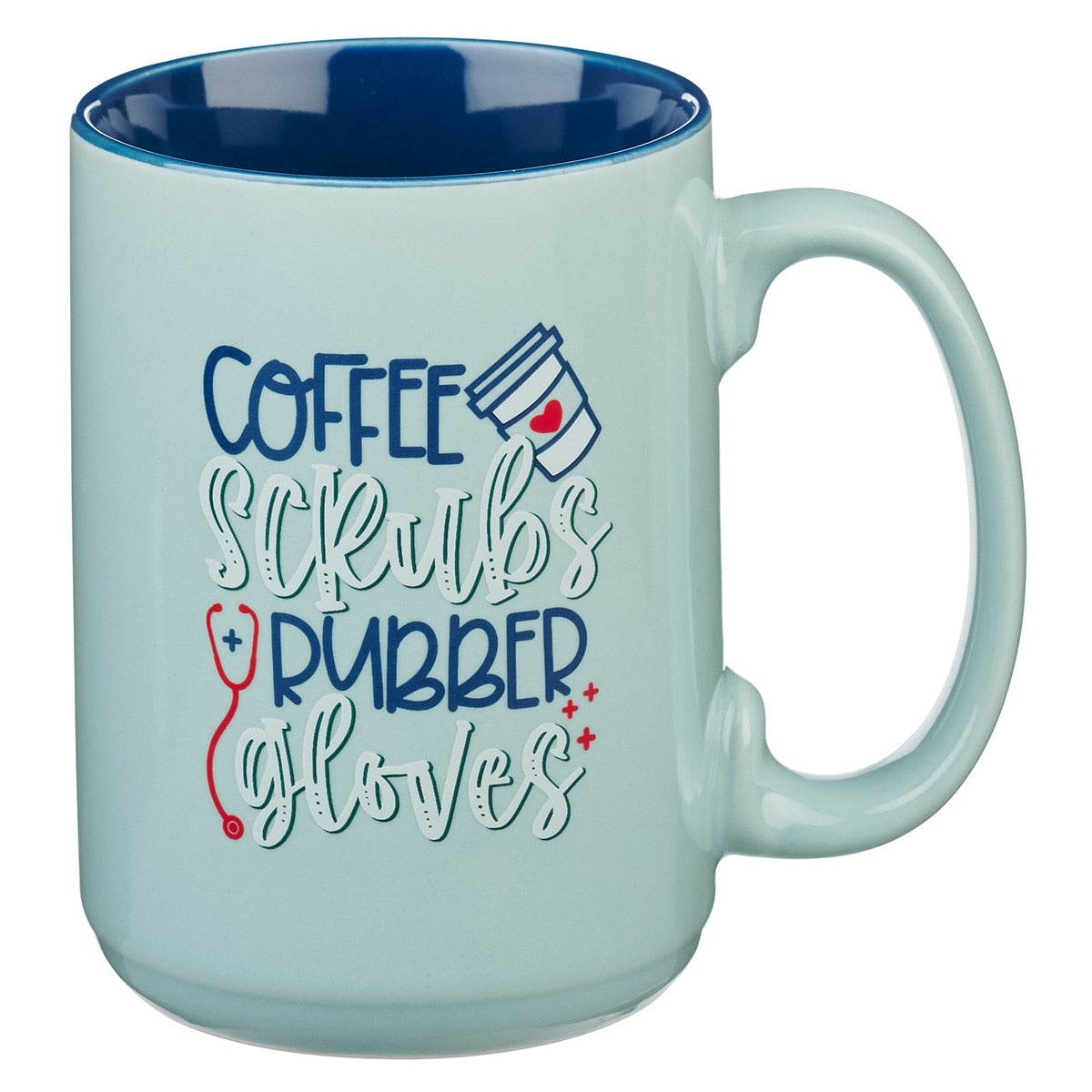 Coffee Scrubs Rubber Gloves Ceramic Coffee Mug