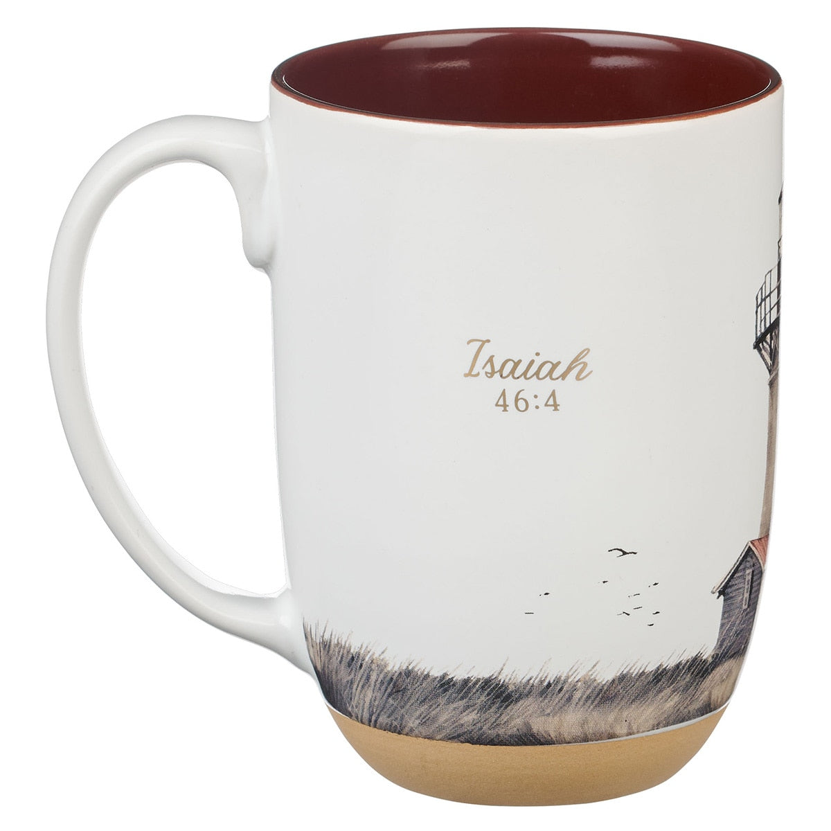 I Have Made You Exposed Clay Base Ceramic Mug - Isaiah 46:4