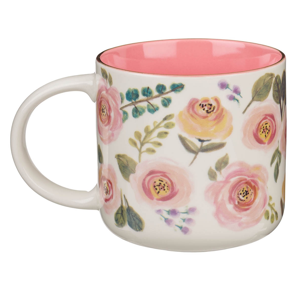 You’re Amazing Pink Floral Ceramic Coffee Mug