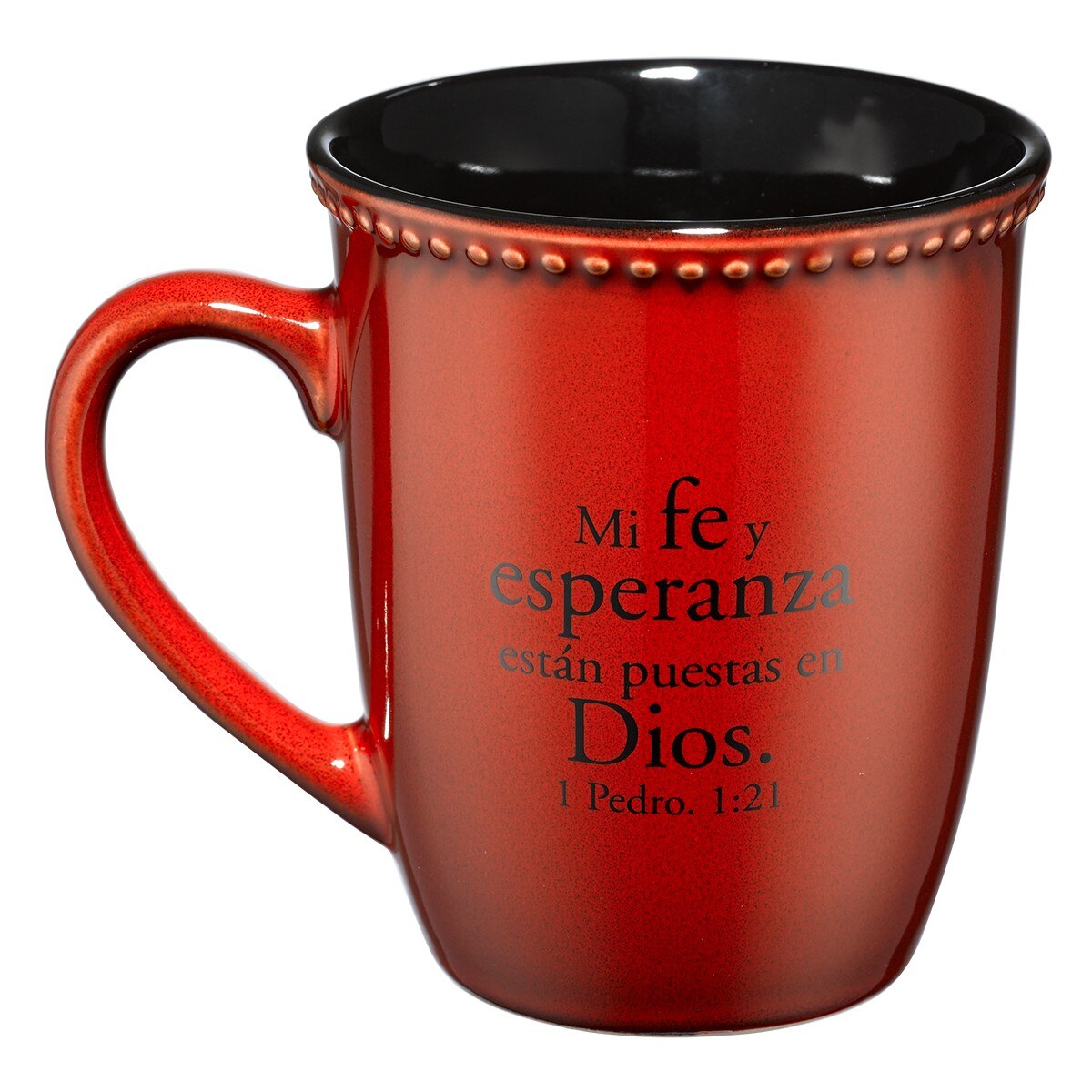 Taza roja Fe