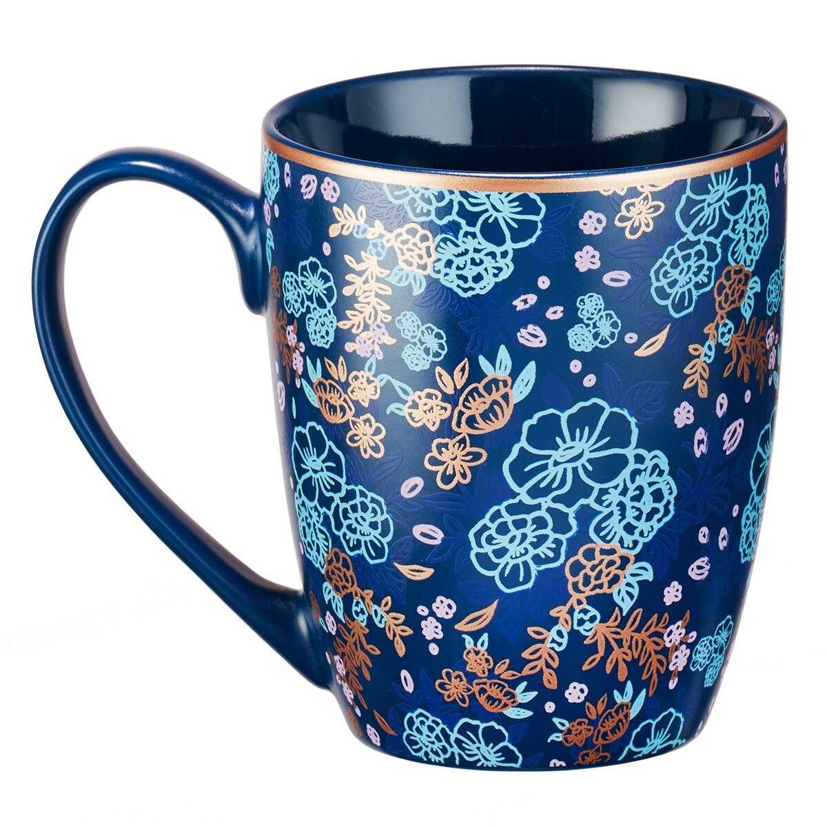 Desire of Your Heart Navy Ceramic Coffee Mug - Psalm 20:4