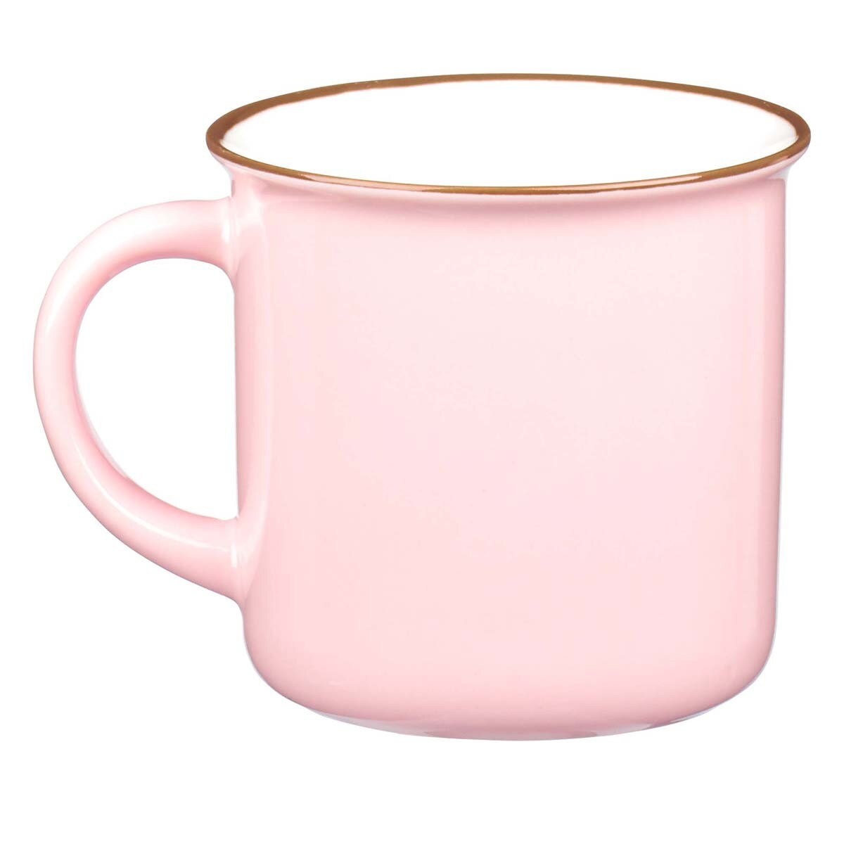 Be Still and Know Pink Camp-style Coffee Mug - Psalm 46:10