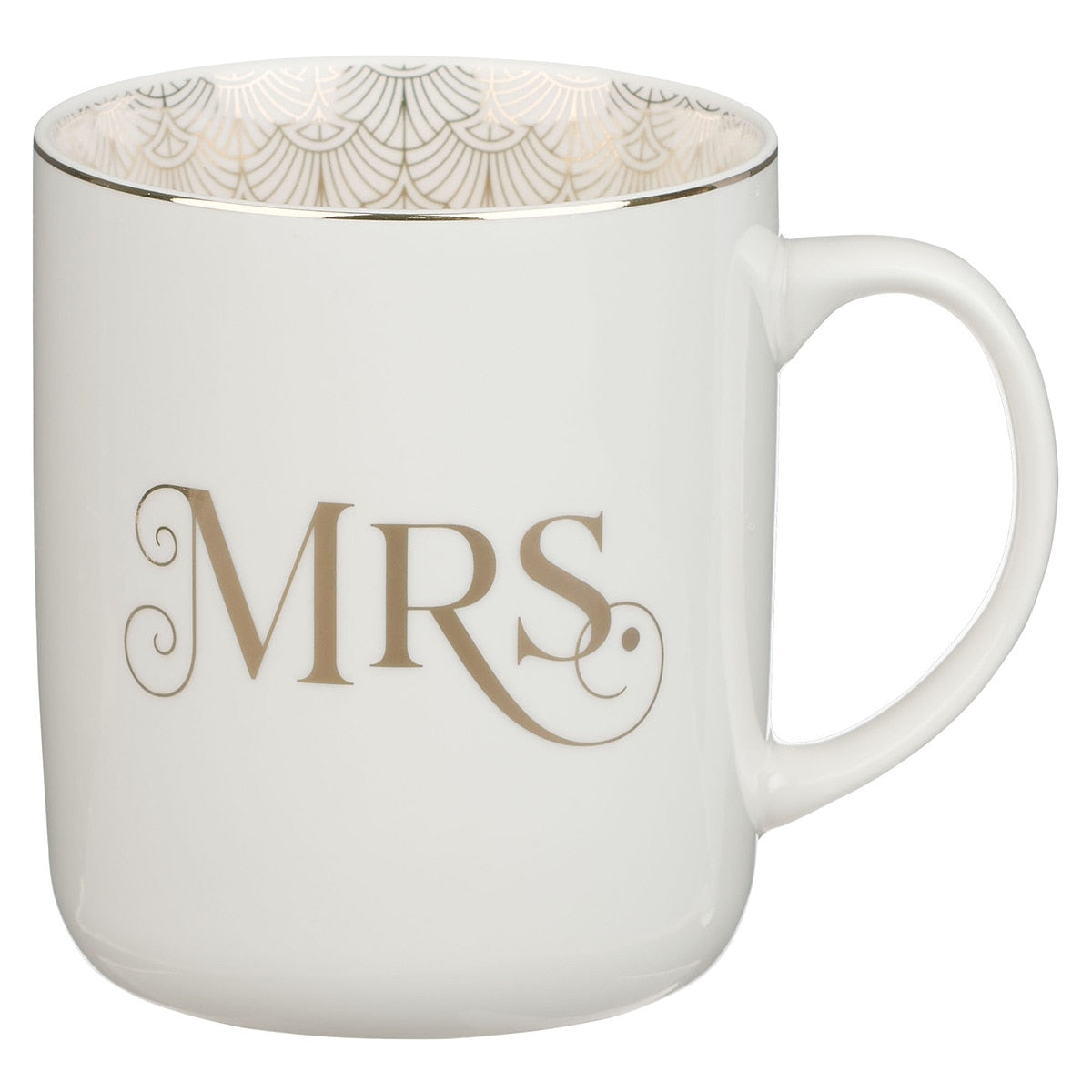 Mr. & Mrs. White Ceramic Coffee Mug Set - Ecclesiastes 4:9