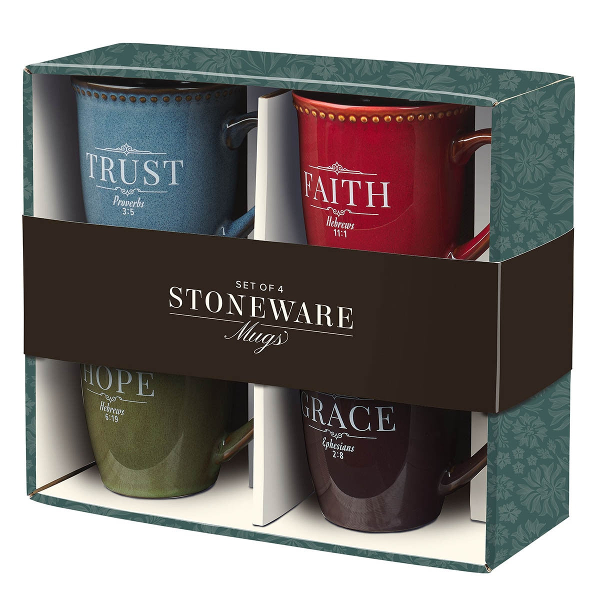 Faithful Living Stoneware Mug Set
