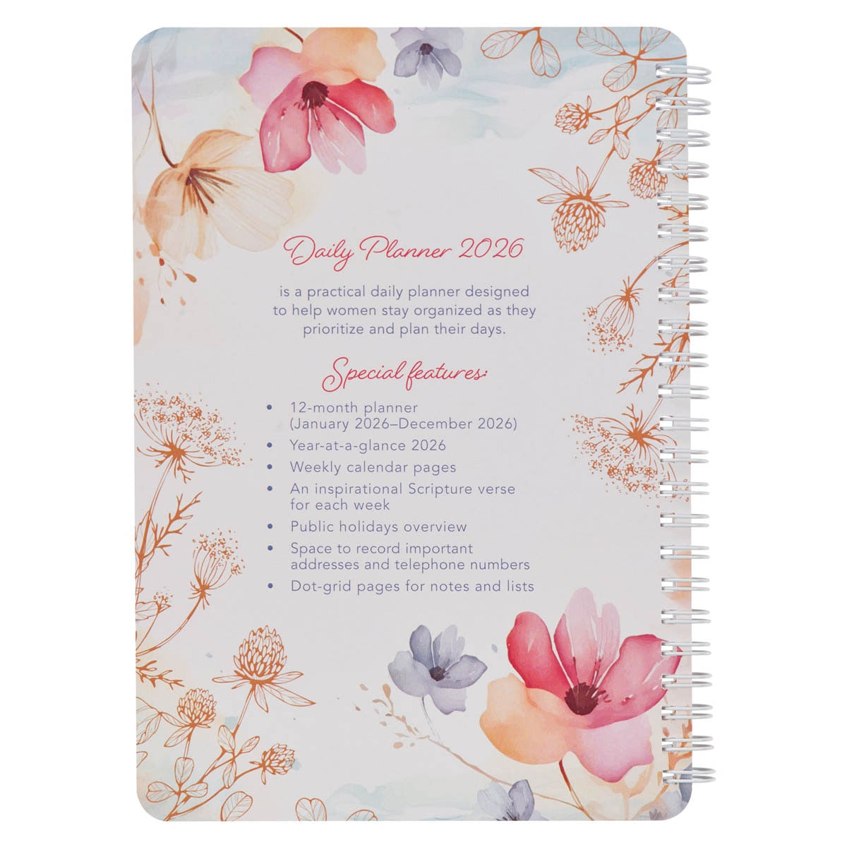 2026 Strength and Song Wirebound Weekly Planner - Psalm 118:14