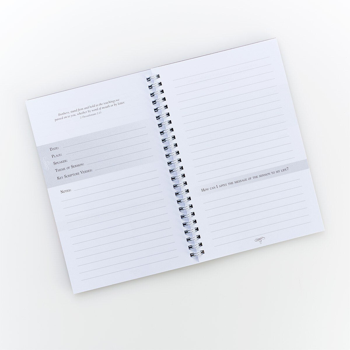 My Sermon Notes Wirebound Notebook with Tree