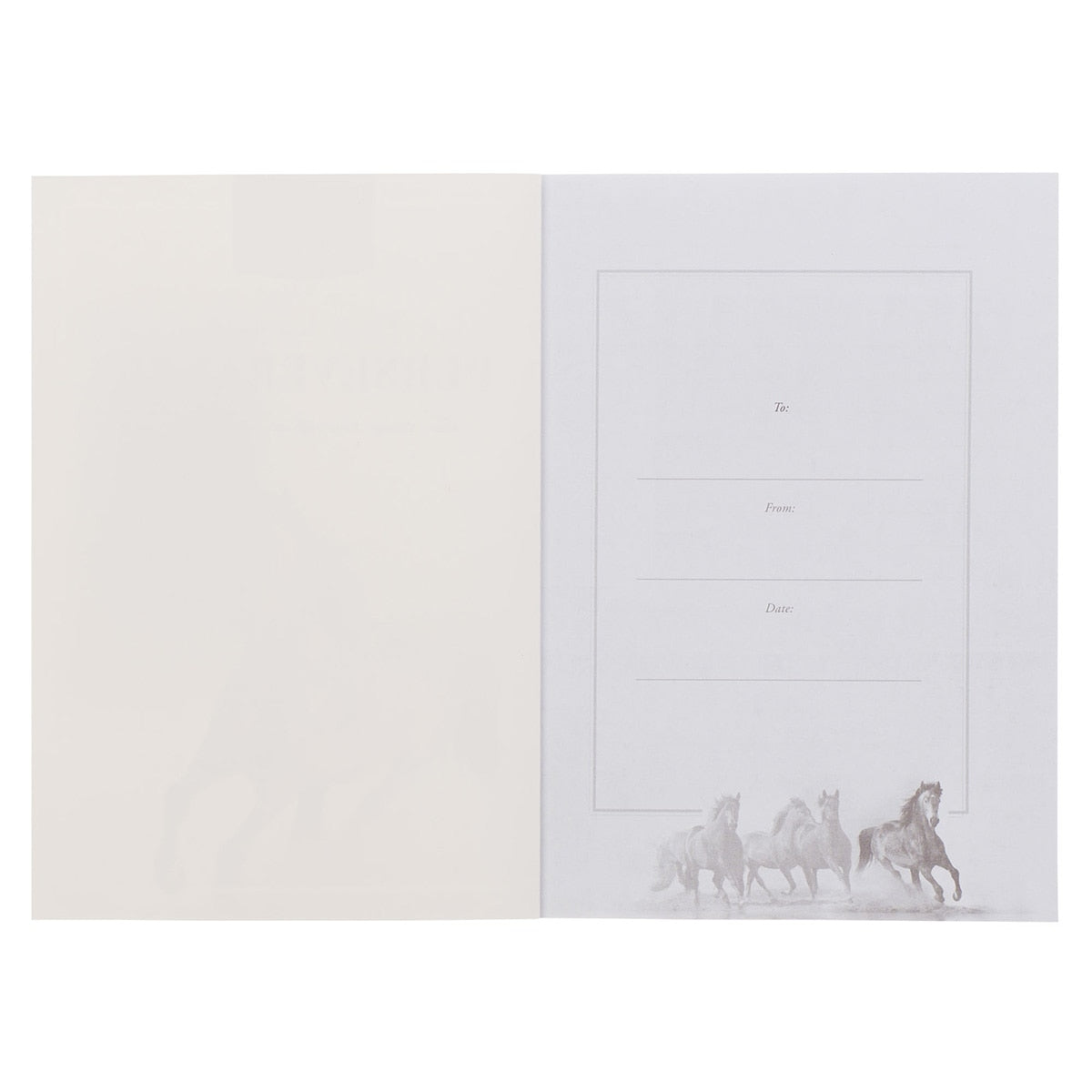 Perseverance Brown Stallion Medium Notebook - Hebrews 12:1