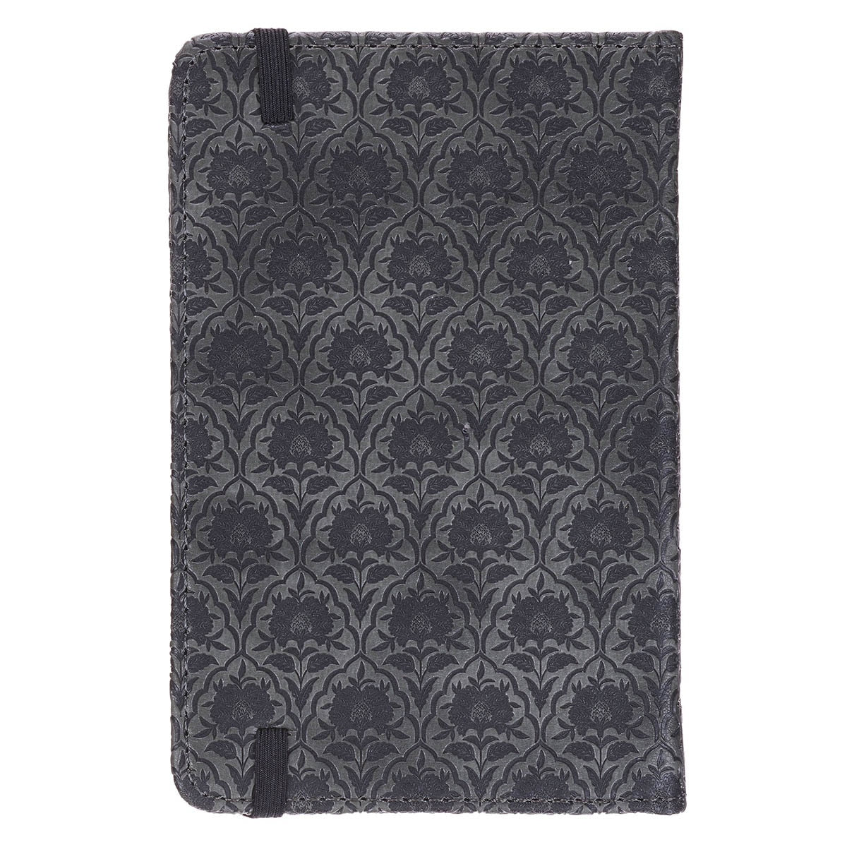I Know the Plans Graphite Gray Faux Leather Hardcover Notebook with Elastic Closure - Jeremiah 29:11