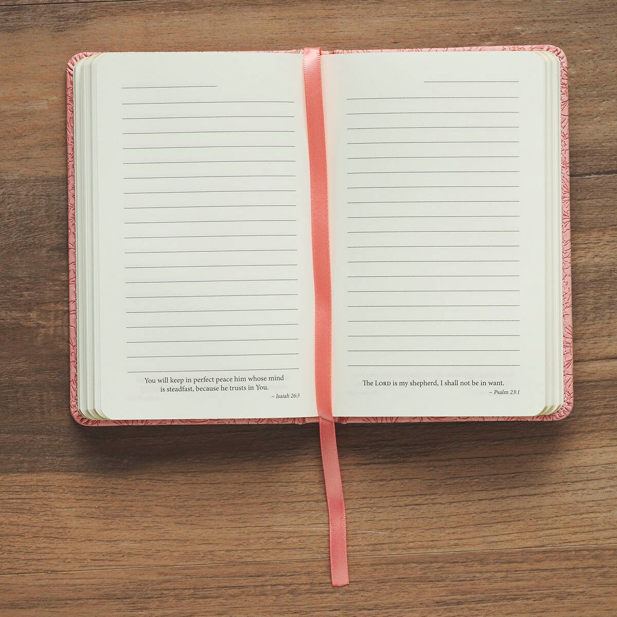 Hope and a Future Pink Bloom Faux Leather Hardcover Notebook with Elastic Closure - Jeremiah 29:11