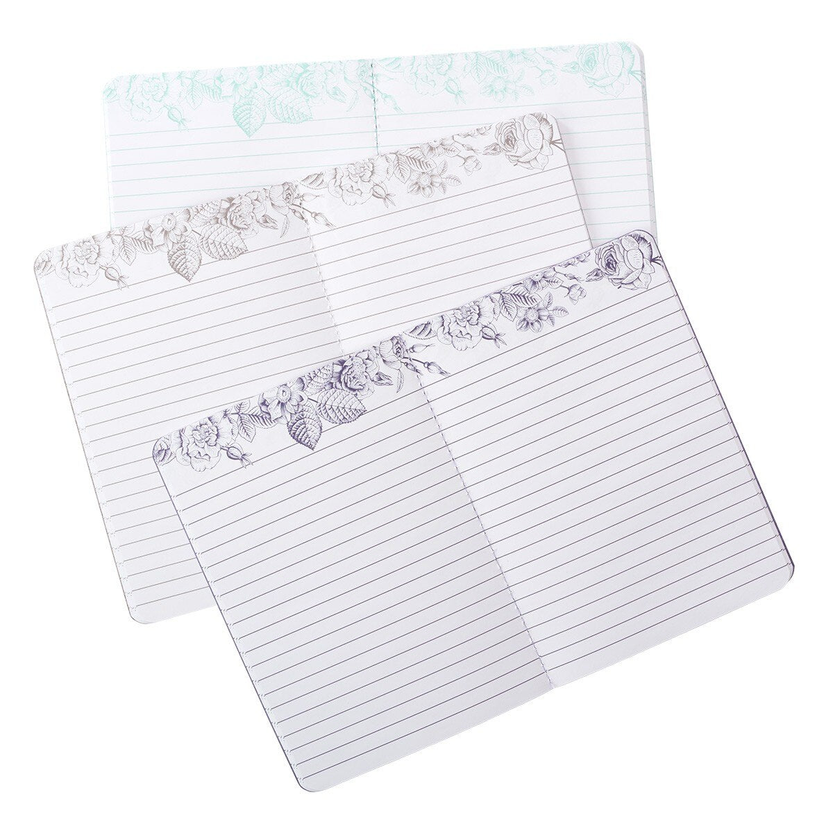 Strength and Dignity Medium Notebook Set in Blues - Proverbs 31:25