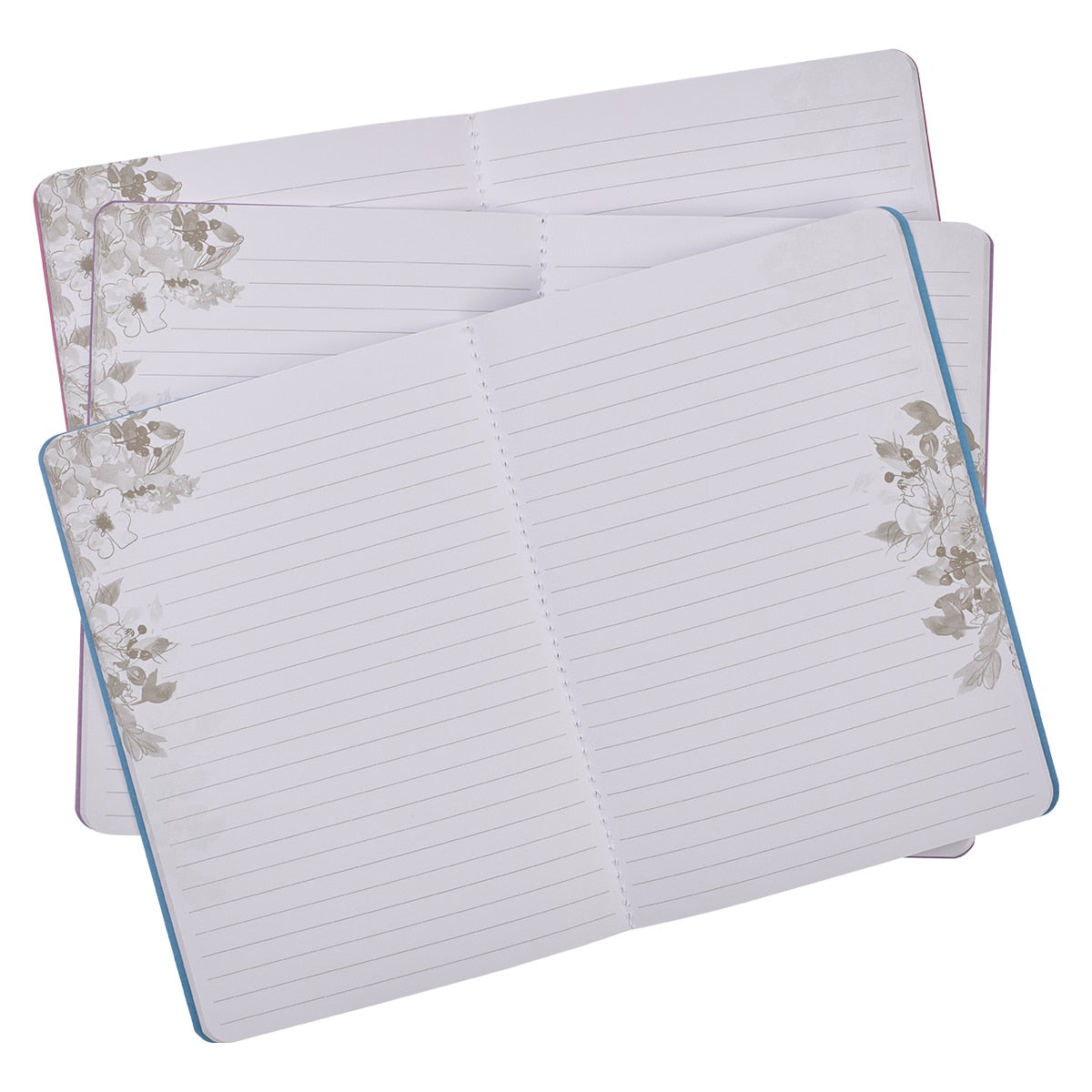 Joyful in Hope Lilac Watercolor Large Notebook Set - Romans 12:12