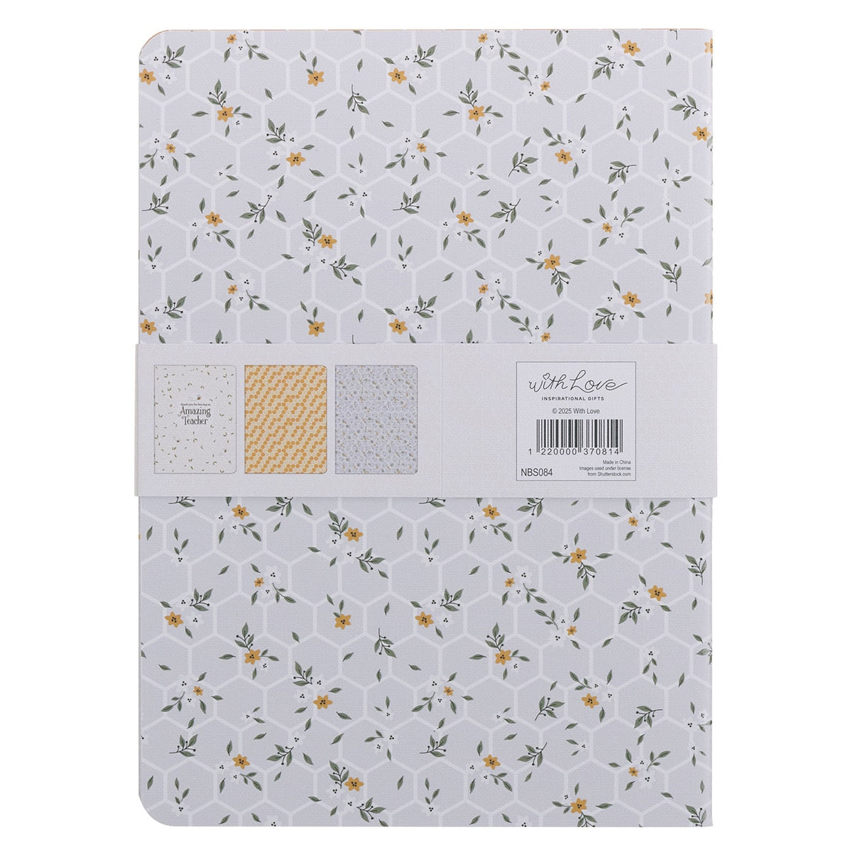 Amazing Teacher Blossom and Bees Notebook Set