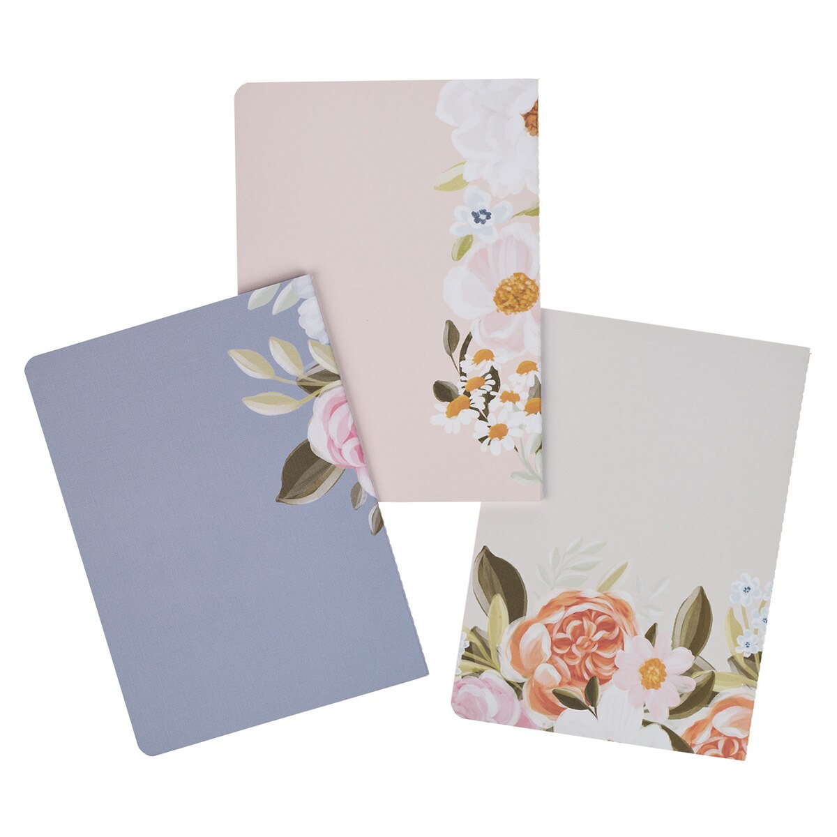 Affection Blue Floral Notebook Set - Colossians 3:2