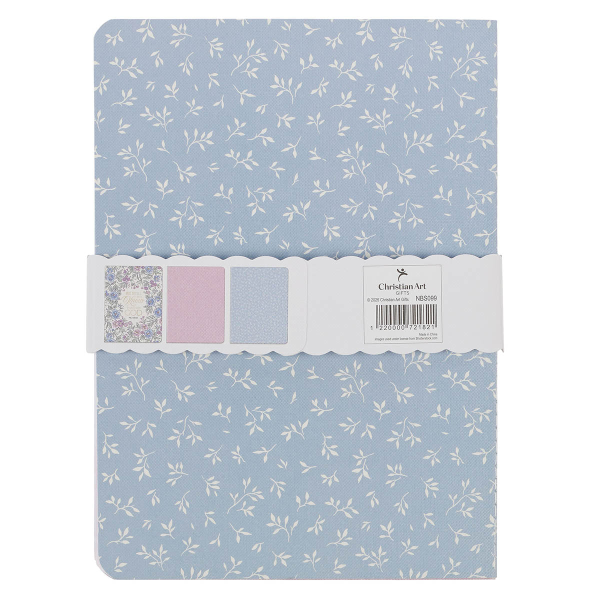Be Still and Know Purple Trio Large 3-piece Notebook Set - Psalm 4:10