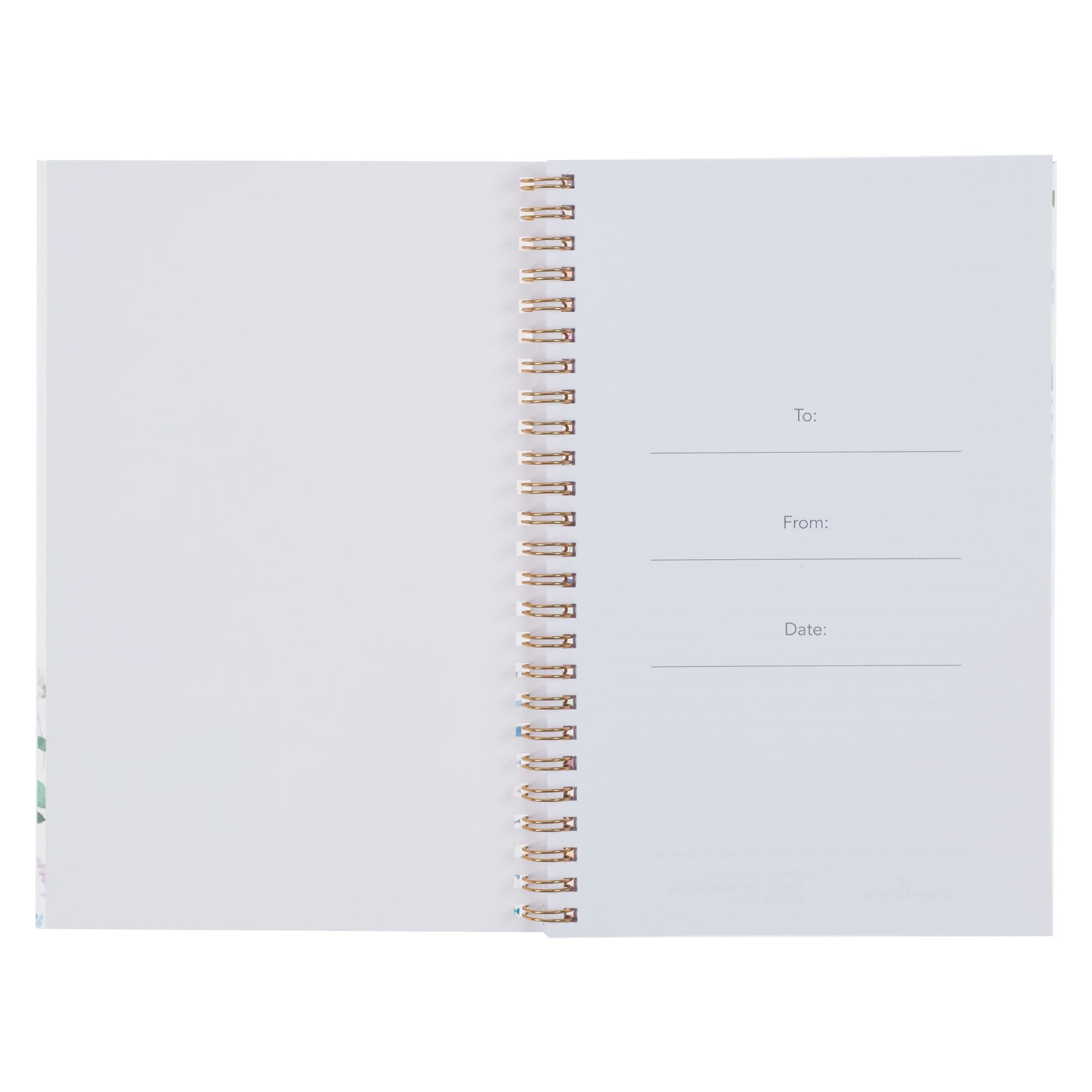 Goodness and Love Wildflower Wireboud Notebook - Psalm 23:6