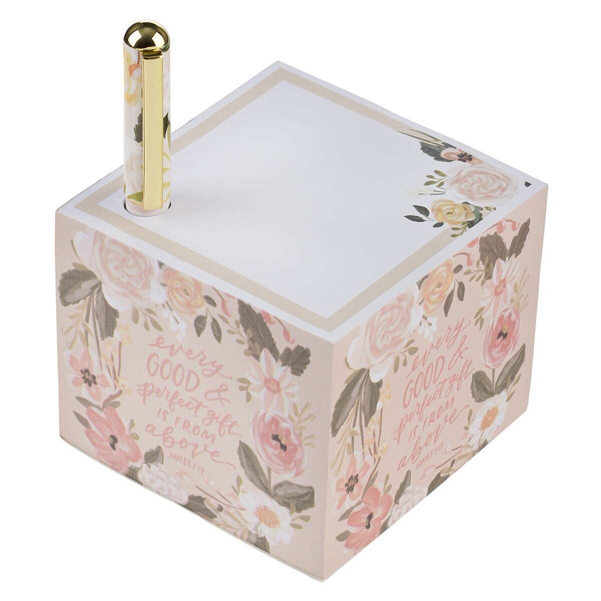Every Good and Perfect Gift Note Block with Pen Set - James 1:17