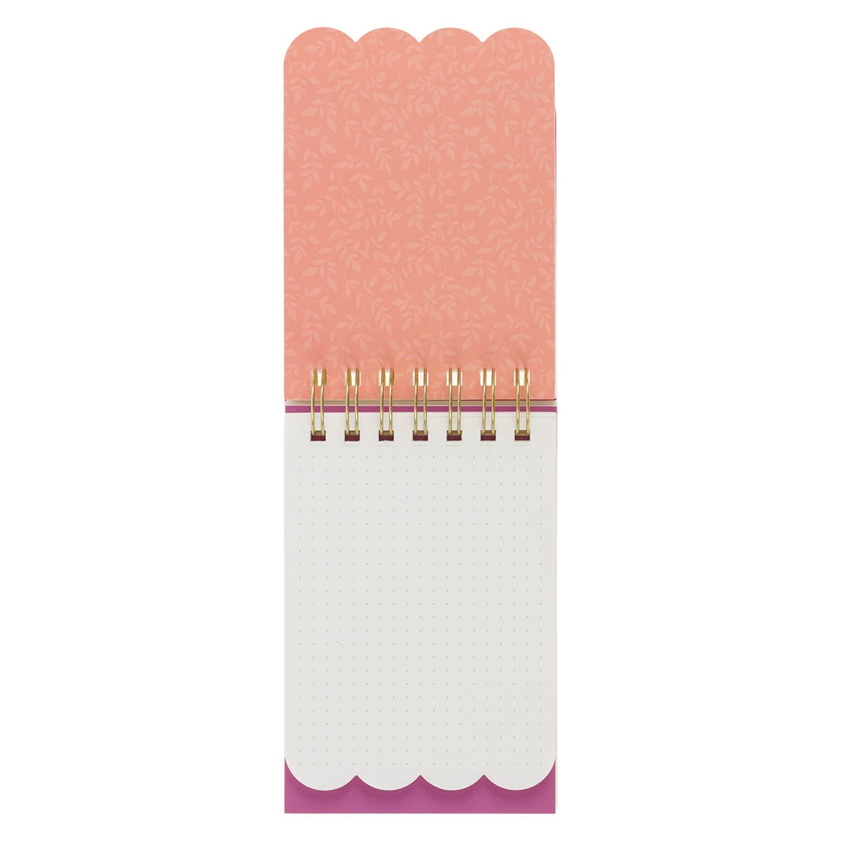Lamp for My Feet Pink Meadow Tiered Spiral Notepad - Psalm 119:105