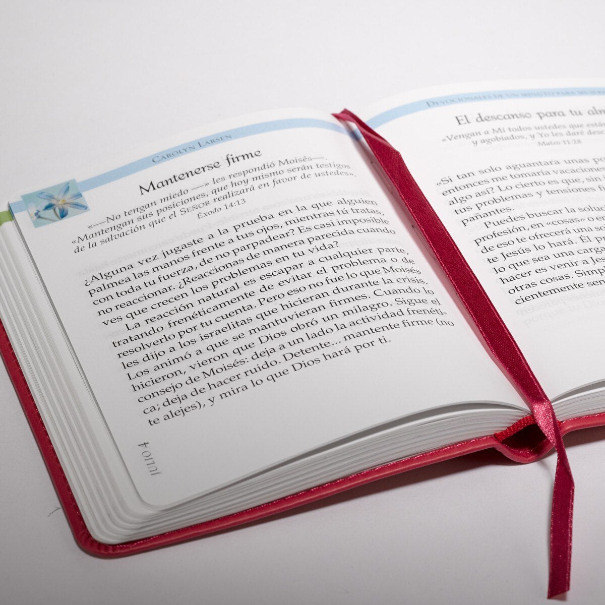 Devocionales de un minuto para mujeres en símil cuero