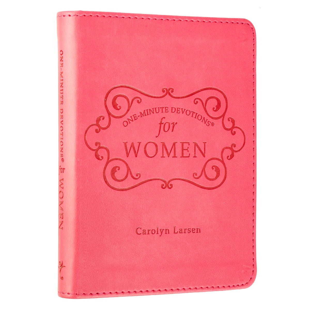 Pink Faux Leather One-minute Devotions for Women Devotional