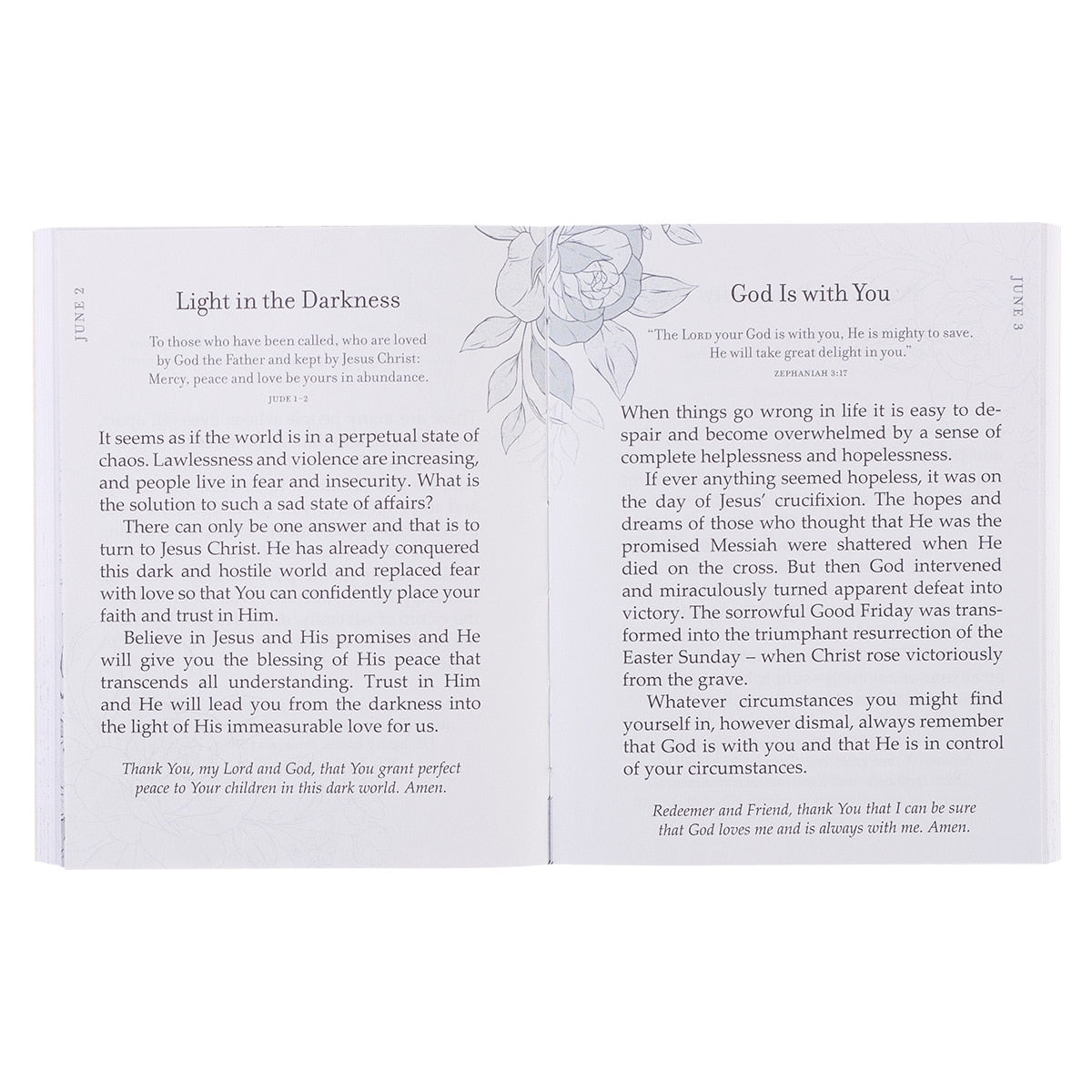 Grace for Today Navy Blue Softcover One-Minute Devotion