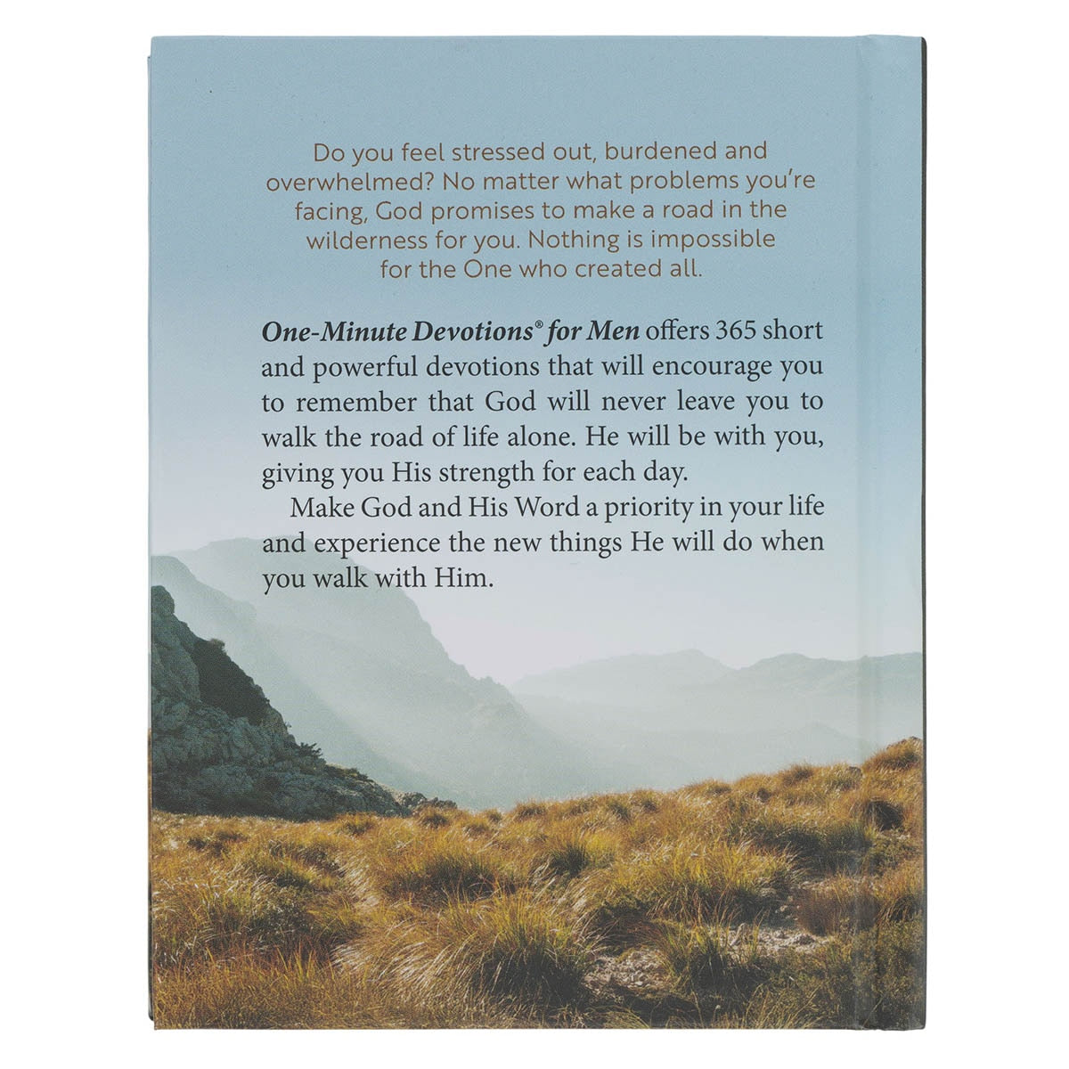 One-Minute Devotions® for Men Hardcover Devotional