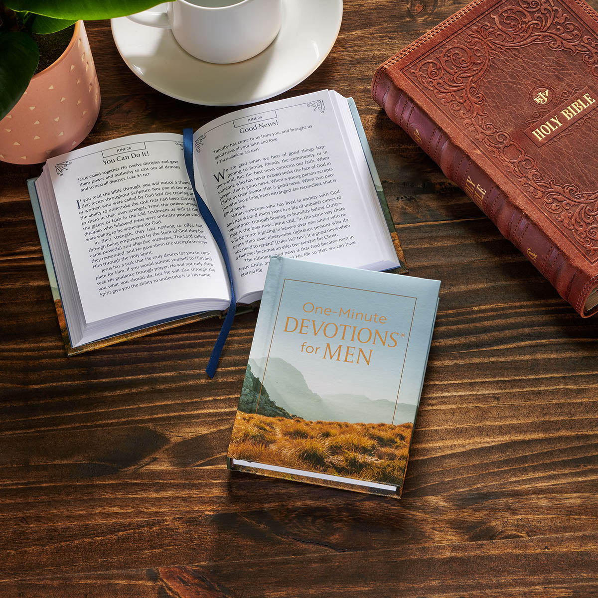 One-Minute Devotions® for Men Hardcover Devotional