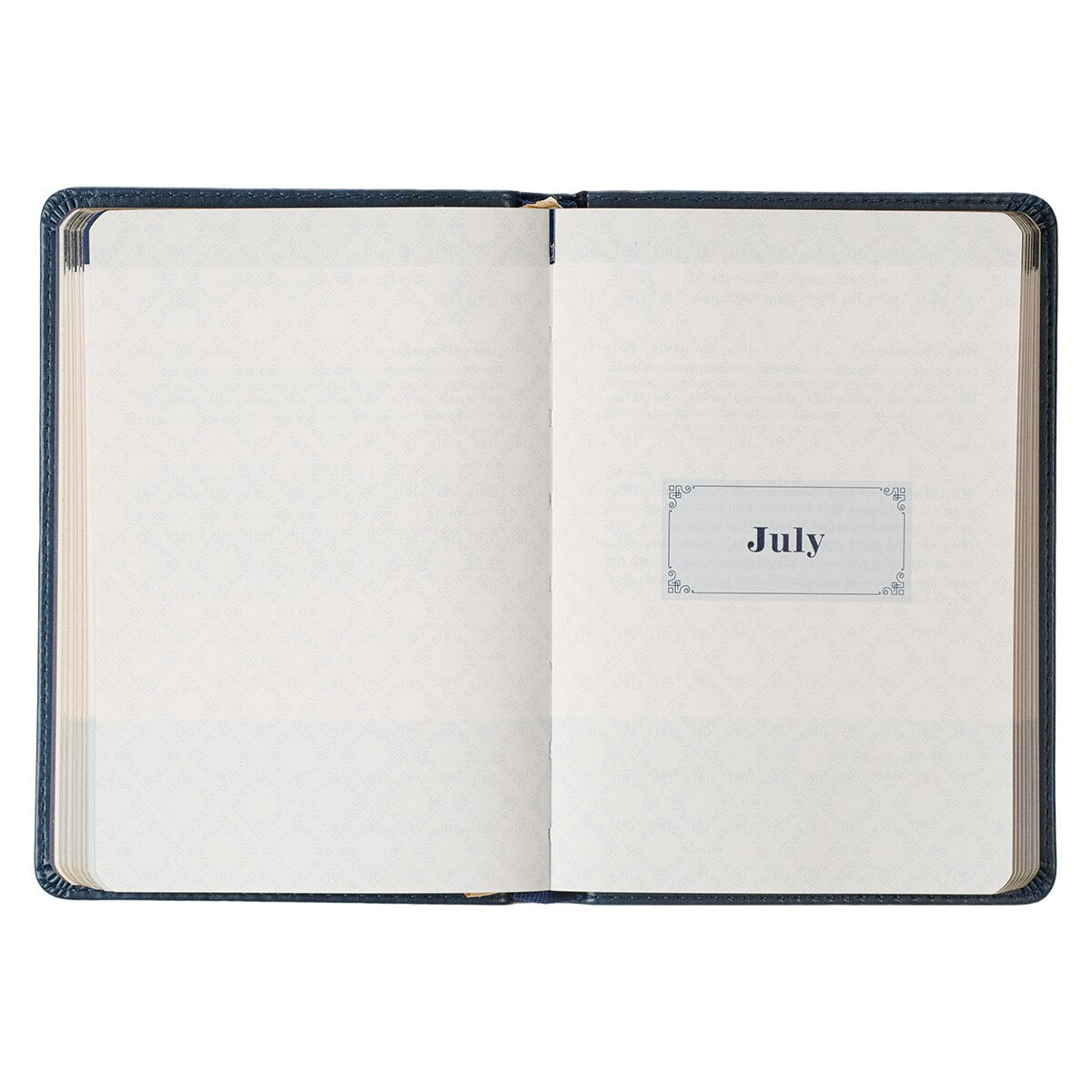 One Minute with God for Students Blue Faux Leather Devotional 