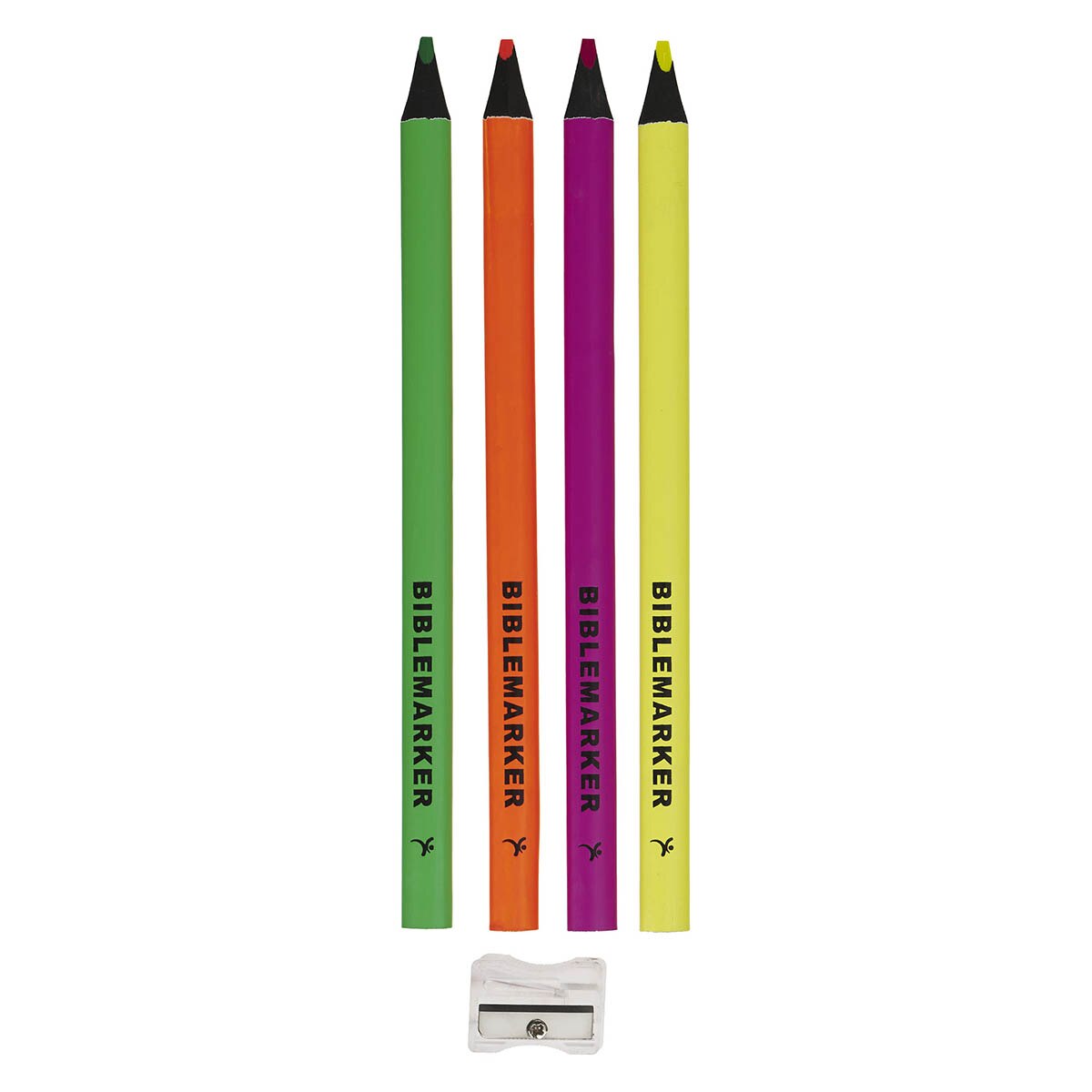 4-Piece Jumbo Dry Pencil Bible Marker Set with Sharpener