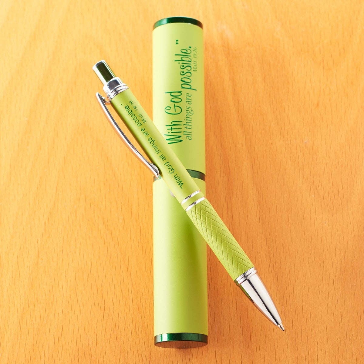 Three Color Stylish Pen and Case Merchandiser