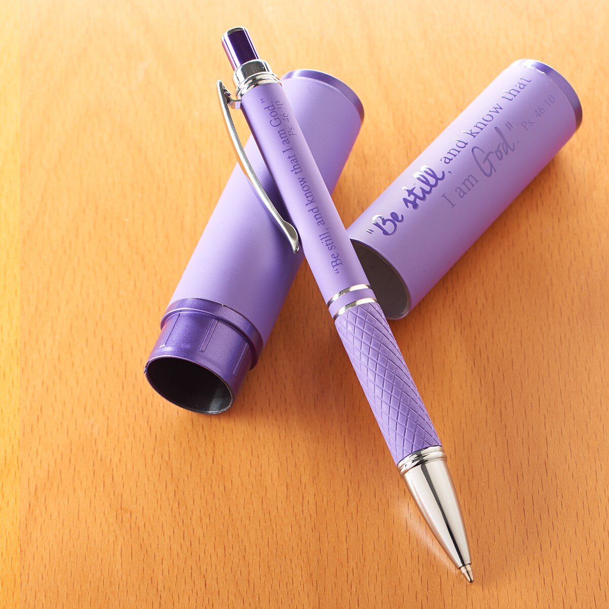 Three Color Stylish Pen and Case Merchandiser