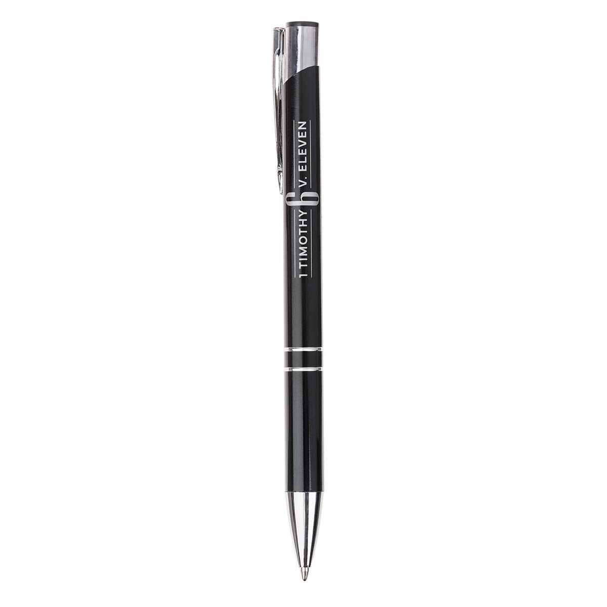 Man of God Black Gift Pen in Brown Prism Gift Box - 1 Timothy 6:11