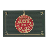 Joy to the World Red Bauble Pass-Around Card