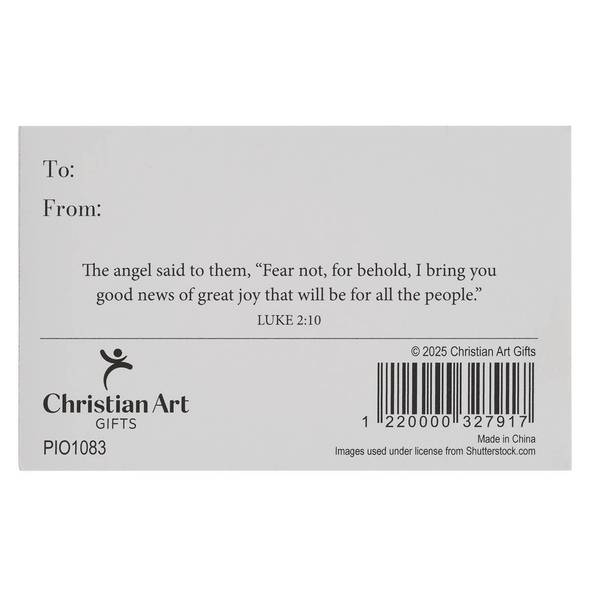 Joy to the World Red Bauble Pass-Around Card