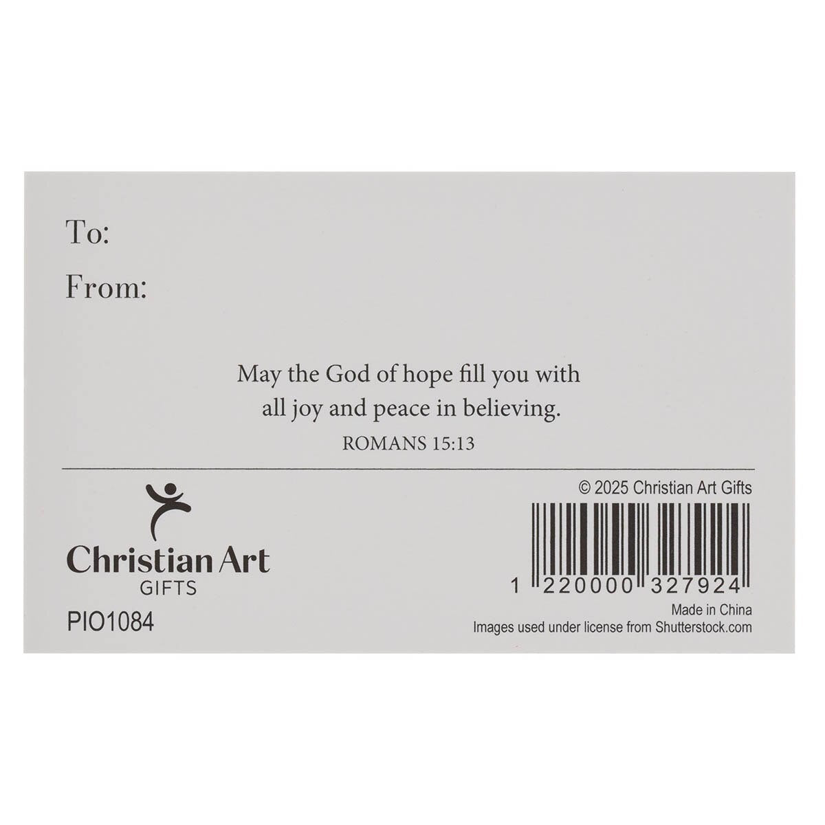 Hope Red Filigree Pass-Around Card Set - Romans 15:13