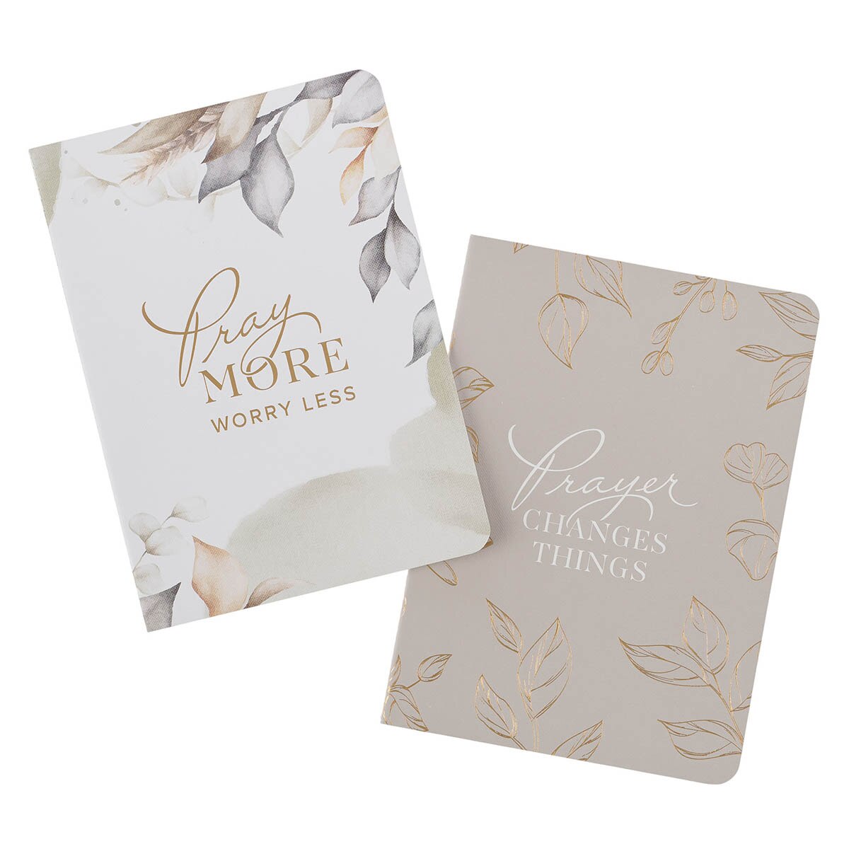 Pray More Worry Less 2-piece Large Prayer Notebook Set