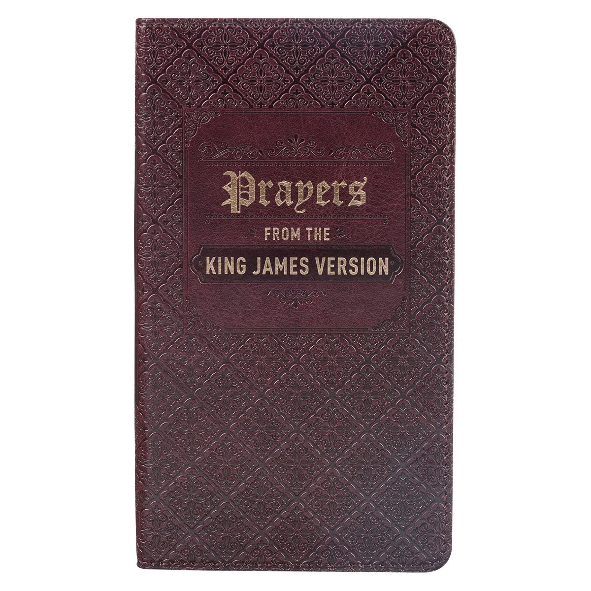 Prayers from the King James Version Brown Faux Leather Gift Book