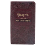 Prayers from the King James Version Brown Faux Leather Gift Book