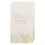 Peace on Earth Golden Pine Buffet Paper Napkin Set