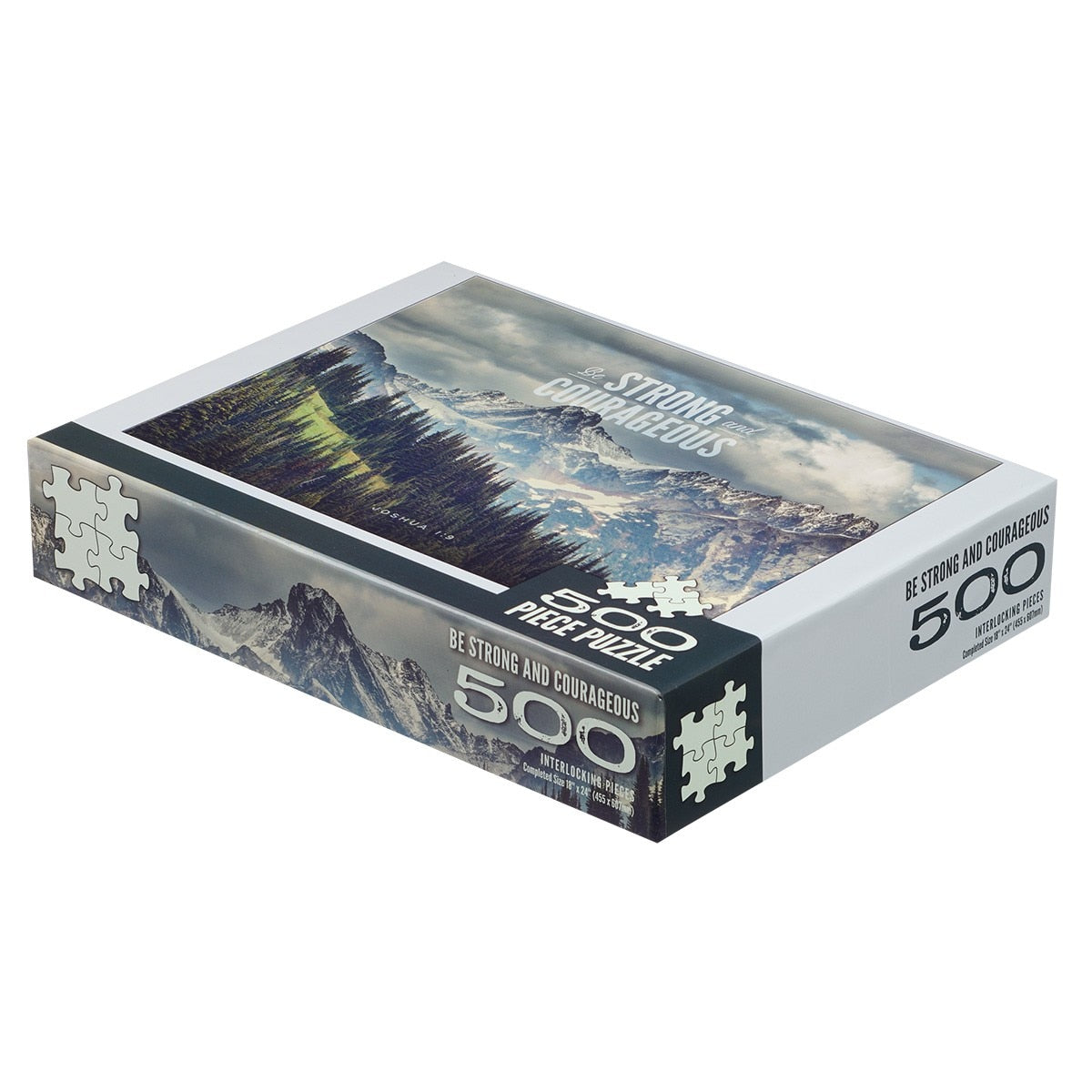 Be Strong & Courageous Pine Valley 500-piece Jigsaw Puzzle - Joshua 1:9