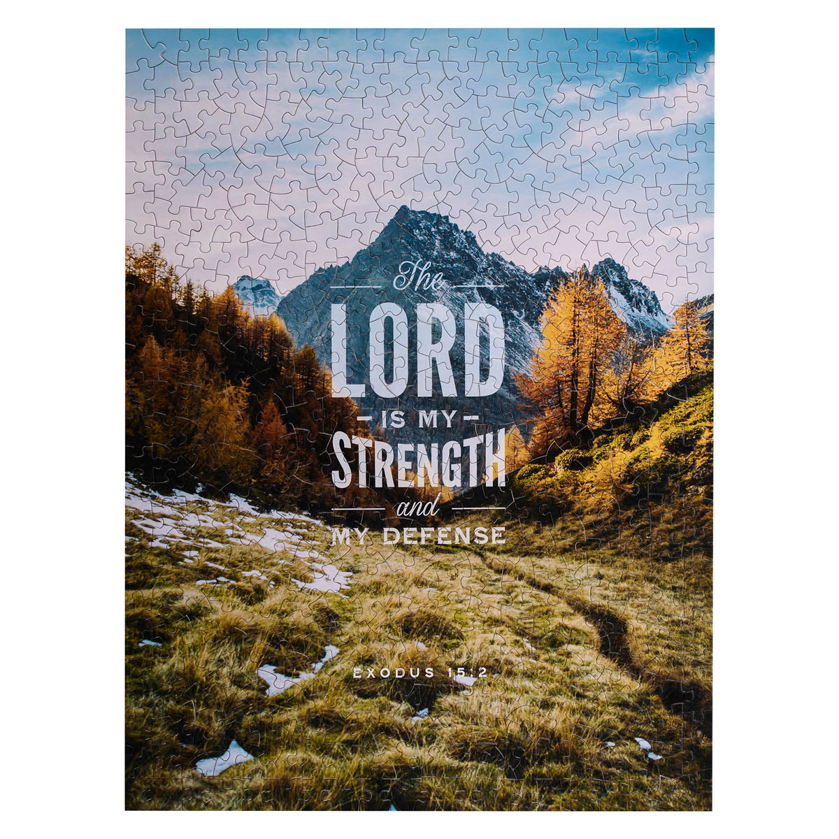 Strength & Defense Mountain Top 500-piece Jigsaw Puzzle - Exodus 15:2