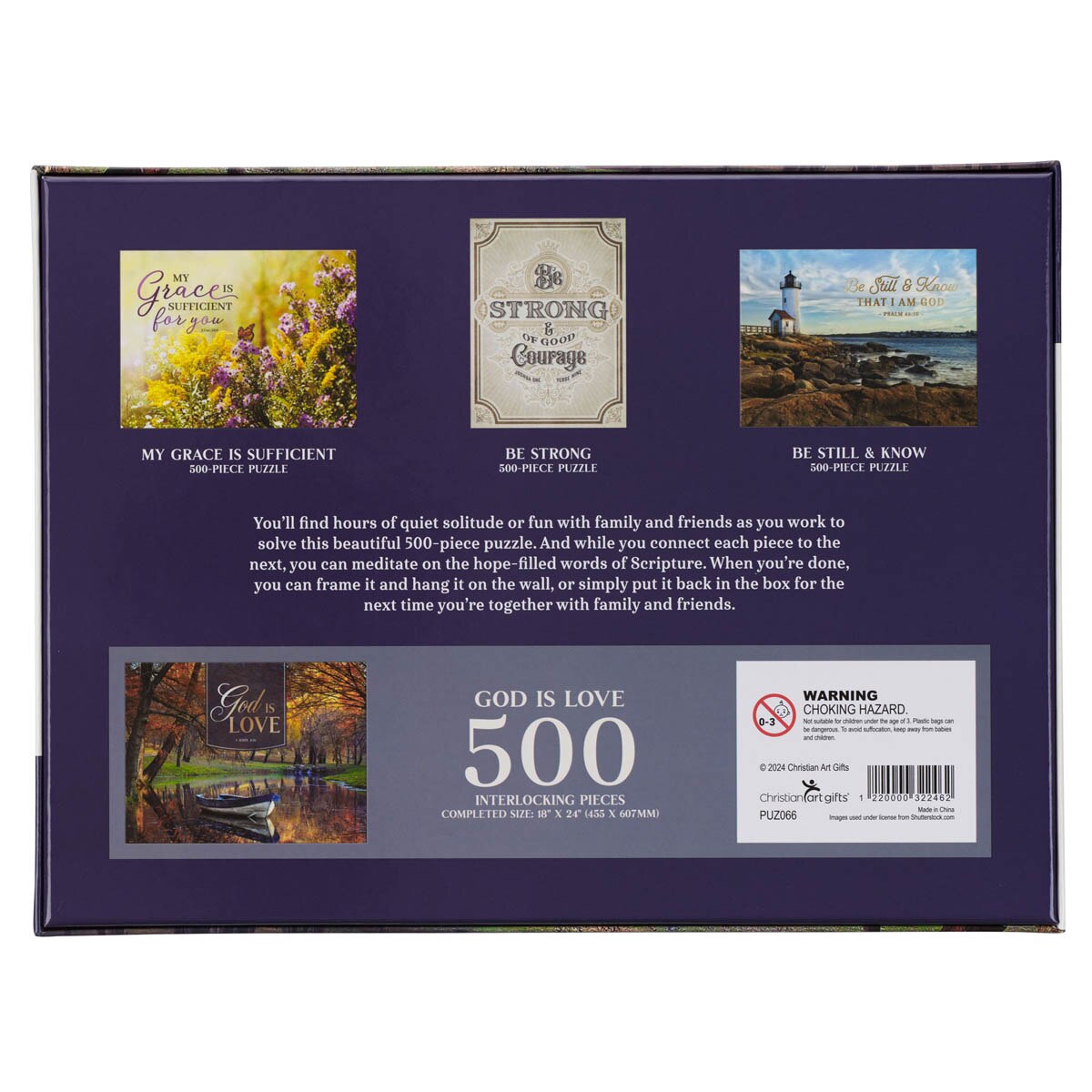 God is Love 500-piece Jigsaw Puzzle - 1 John 4:16