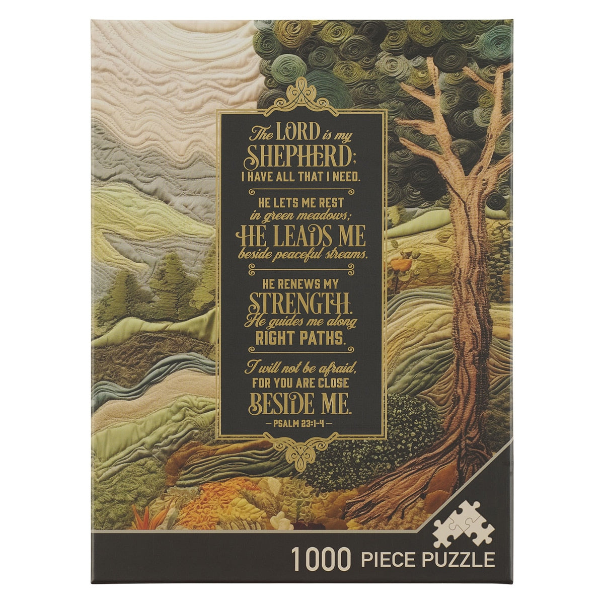 The Lord is My Shepherd 100-piece Puzzle - Psalm 23:1-4