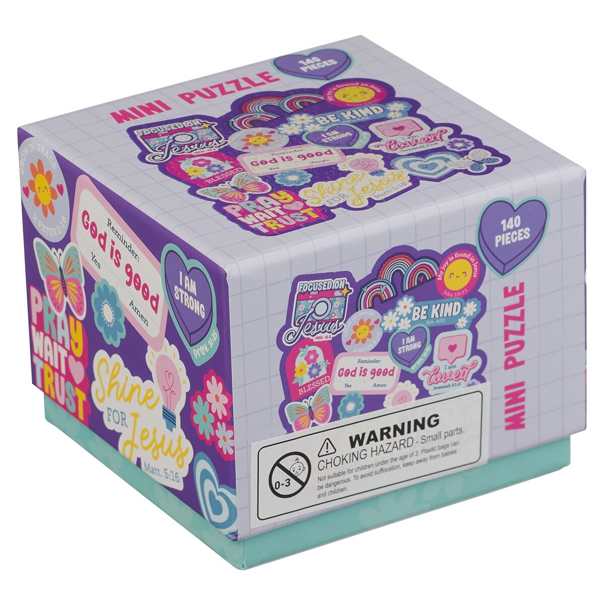 Shine for Jesus Stickers 140-piece Puzzle - Matthew 5:16