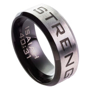 Strength - Isaiah 40:31 Men's Ring