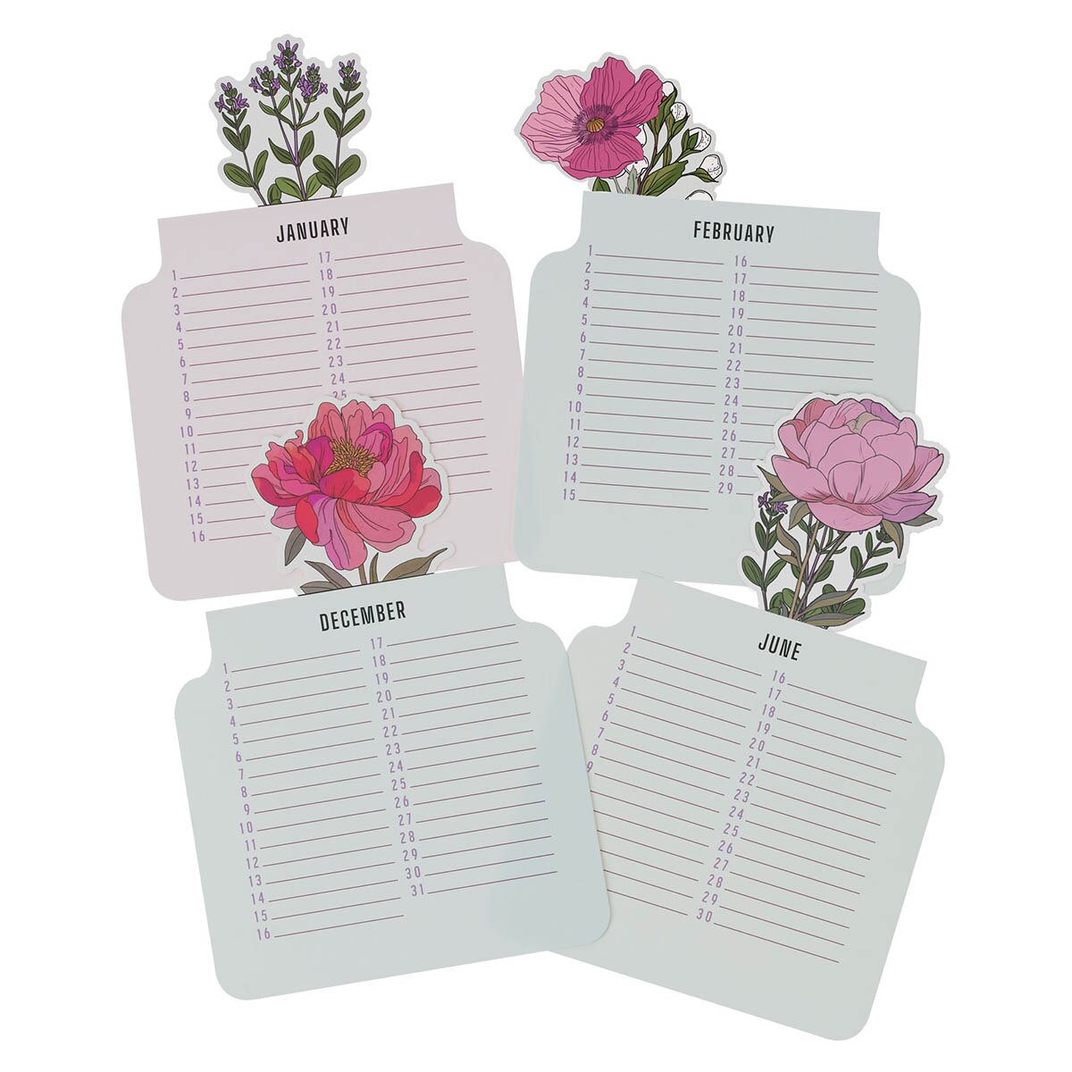 Bloom in His Grace Special Days Calendar - 2 Corinthians 12:9