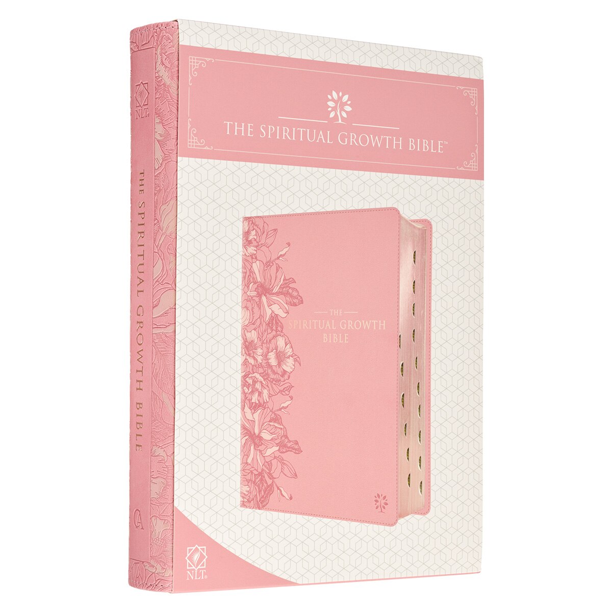 Pink Faux Leather Spiritual Growth Bible