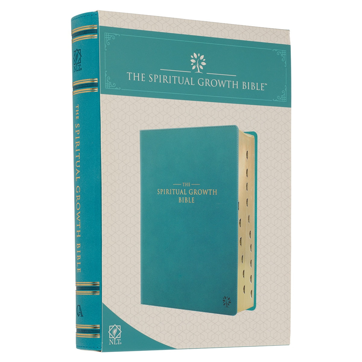 Teal Faux Leather Spiritual Growth Bible