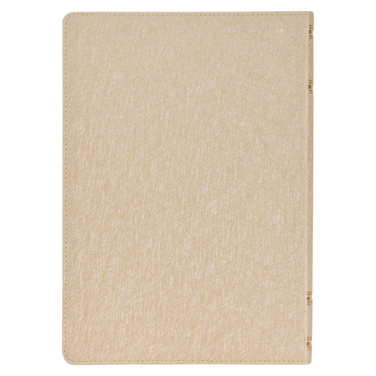 Pearlescent Taupe Faux Leather Spiritual Growth Bible