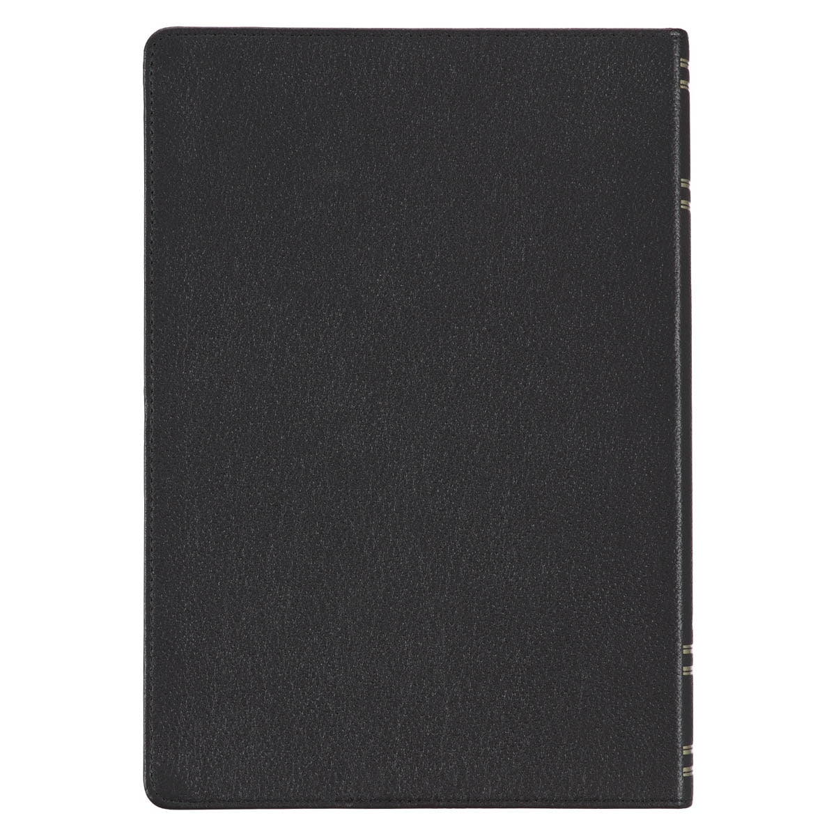 Black Full Grain Leather Spiritual Growth Bible