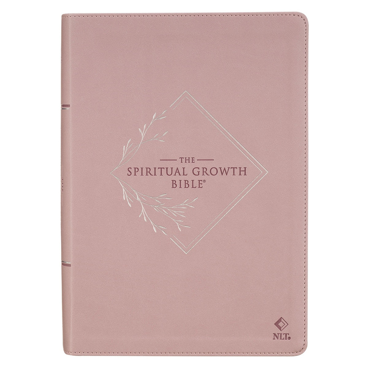 Dusty Mauve Faux Leather Spiritual Growth Bible